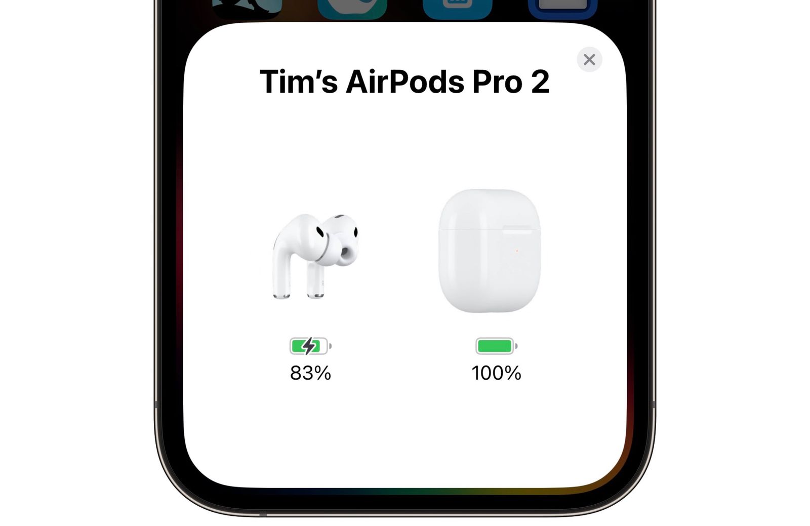 AirPods spojení