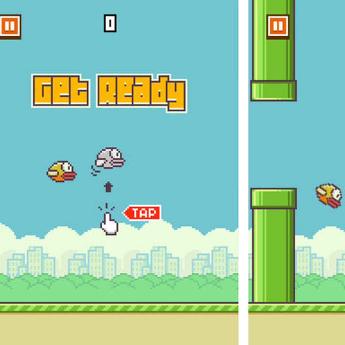 I am trying to make a flappy bird game and so far everything is