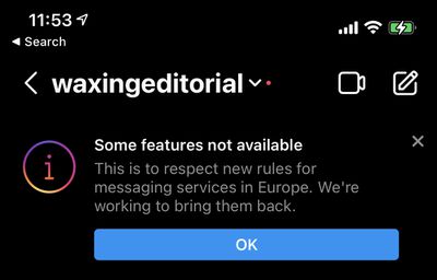 instagram features missing eu