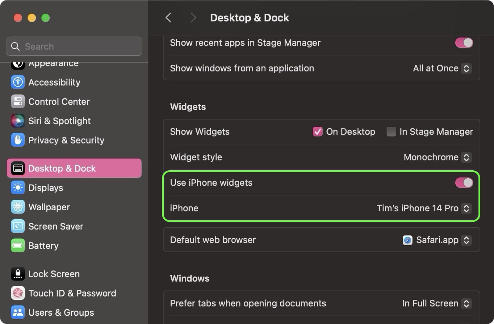 how-to-use-interactive-widgets-on-your-mac-s-desktop-macrumors