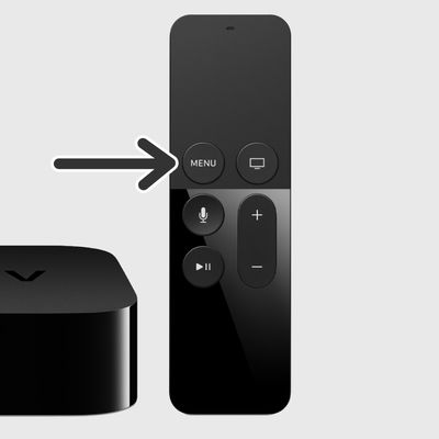 Apple TV HD Siri Remote Without Menu Ring