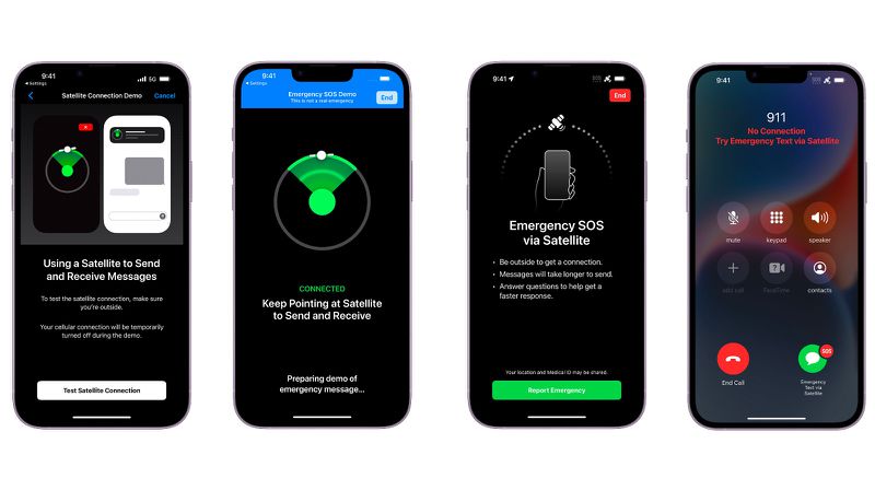 How to Demo the Emergency SOS via Satellite Service on iPhone 14 ...