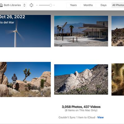 macos ventura photos icloud upload status