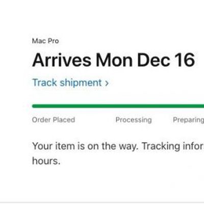 mac pro shipped tracking
