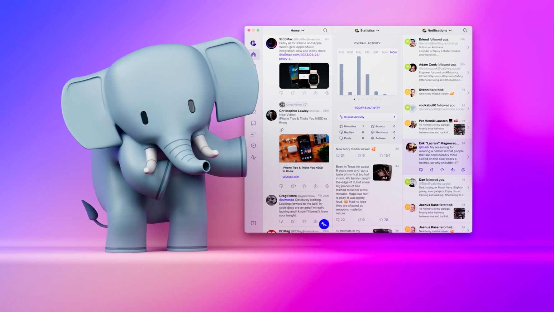 Tweetbot creator Tapbots this week released Ivory for Mac following months of beta testing, bringing its well-designed Mastodon app to the desktop. Ma