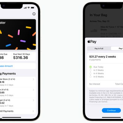 Apple Pay Later screenshots