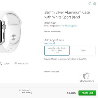 applecare sport watch