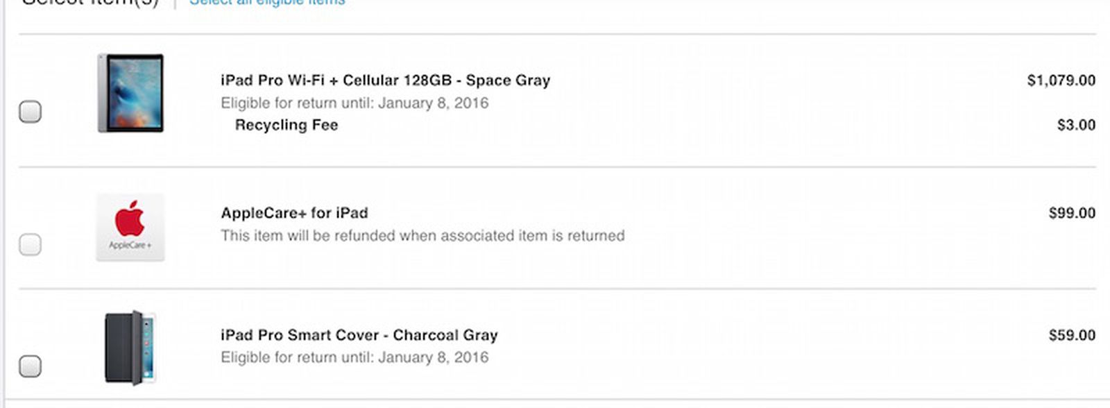 Reminder Apple's Holiday Return Policy in Effect Until December 25