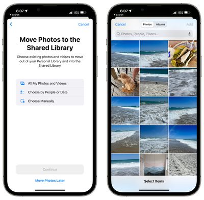 La libreria di foto condivise su icloud aggiunge foto