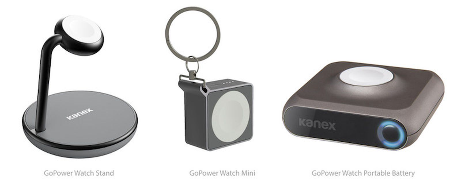 Kanex Announces GoPower Watch Stand and Mini Keychain Battery for