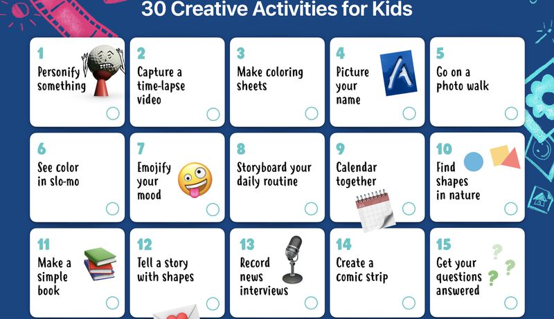 Apple Shares Worksheet With 30 iPad Activities for Kids