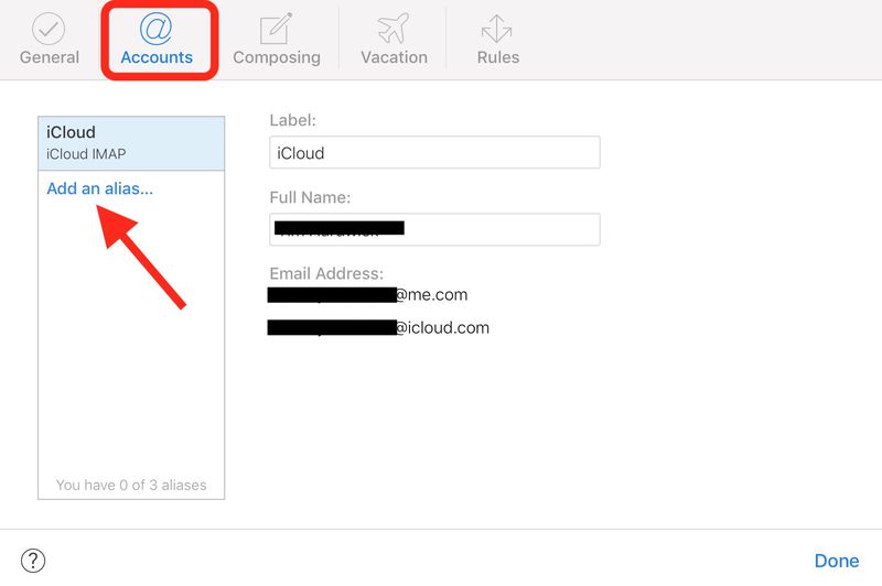 add icloud email to gmail