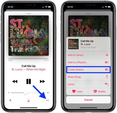 create a radio station in apple music 1
