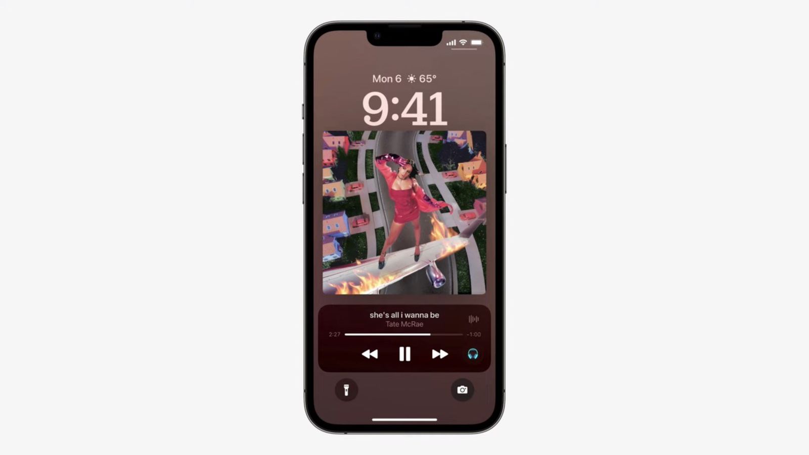 iOS 16 Brings Back Full-Screen Music Player to the Lock Screen - macrumors.com
