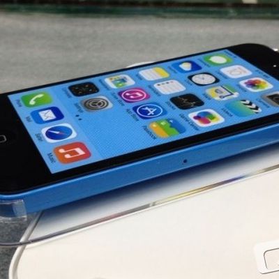 blue iphone 5c