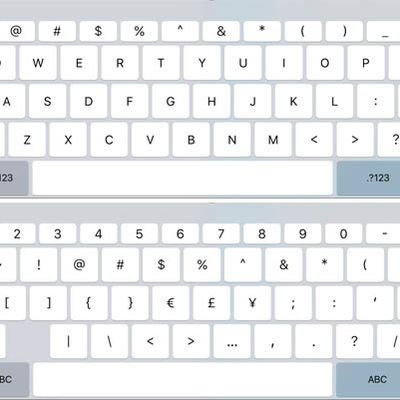 iOS 9 UIKeyboard iPad