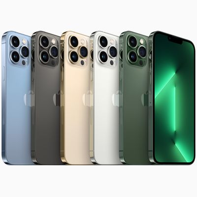 Apple iPhone 13 Pro color lineup 2022
