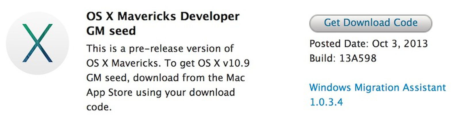 Os x 10.9 mavericks download from mac app store