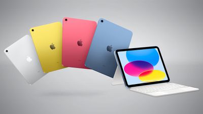 10th Gen iPad Feature Fanned Gray