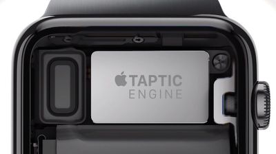 apple watch taptic engine