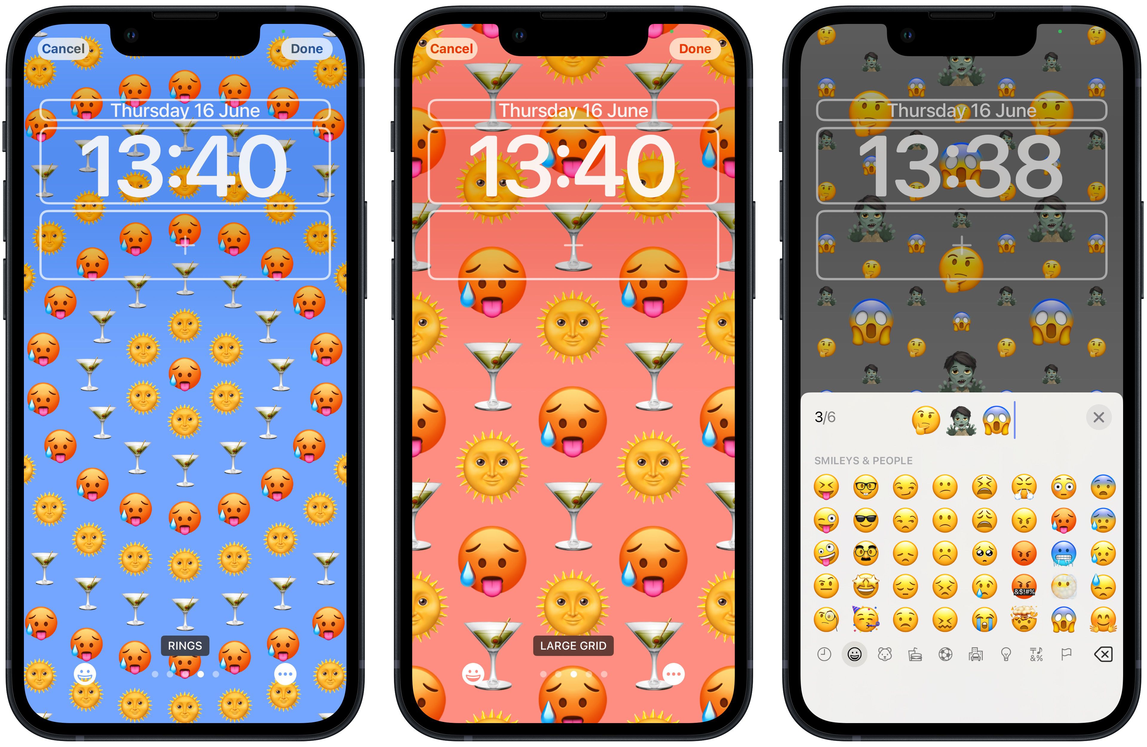 iOS 16: How to Create an Emoji Lock Screen Wallpaper - MacRumors