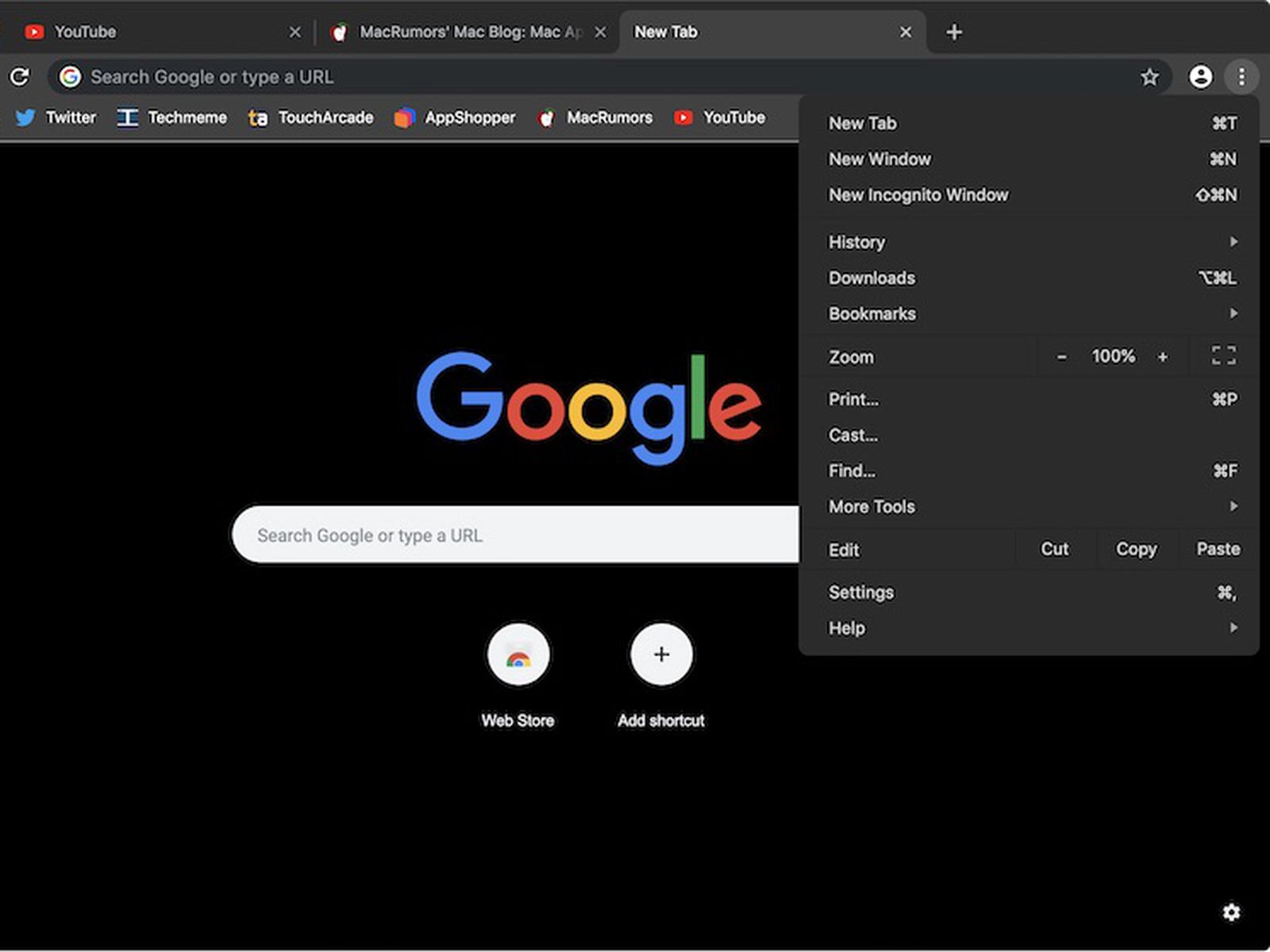 how to take a screenshot google chrome mac os