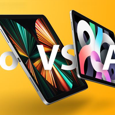 iPad Pro vs Air Feature Yellow