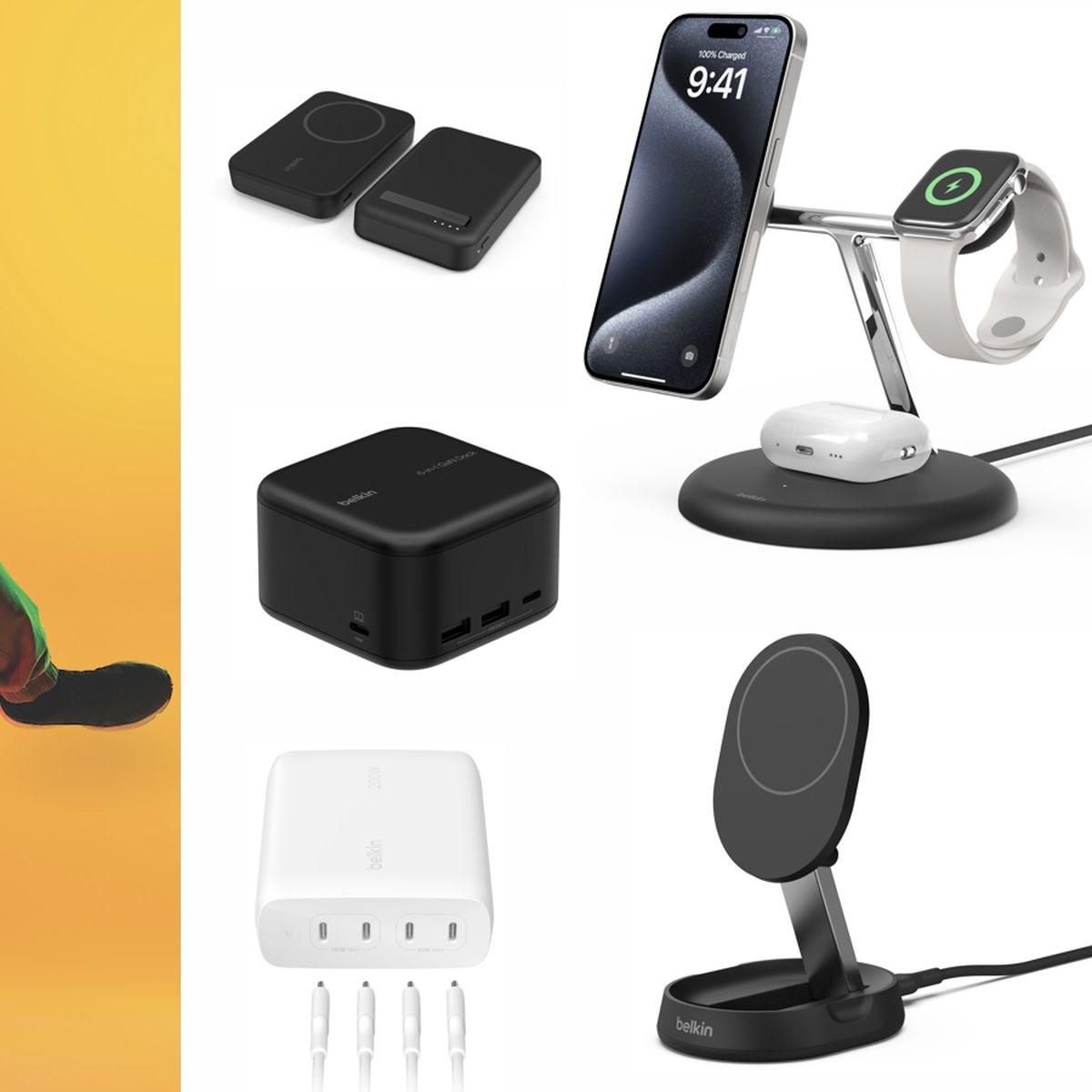 CES 2024: Belkin Launching Qi2 Chargers, GaN Chargers, and First