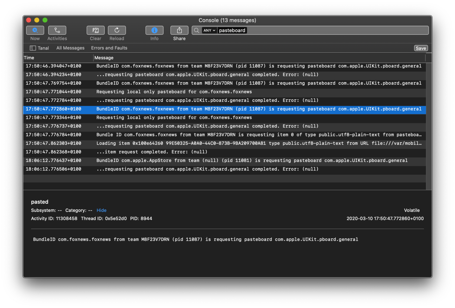Popular iPhone and iPad Apps Reportedly 'Snooping' on Pasteboard Data