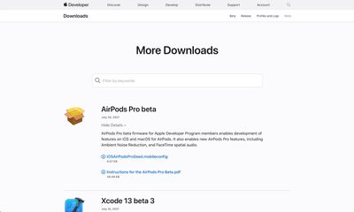 airpods pro firmware beta