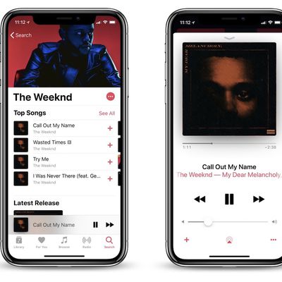 the weeknd apple music