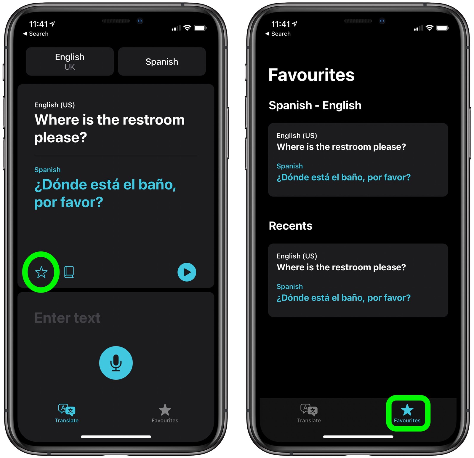 IOS 14: How To Save A Translation To Your Favorites In Apple's ...