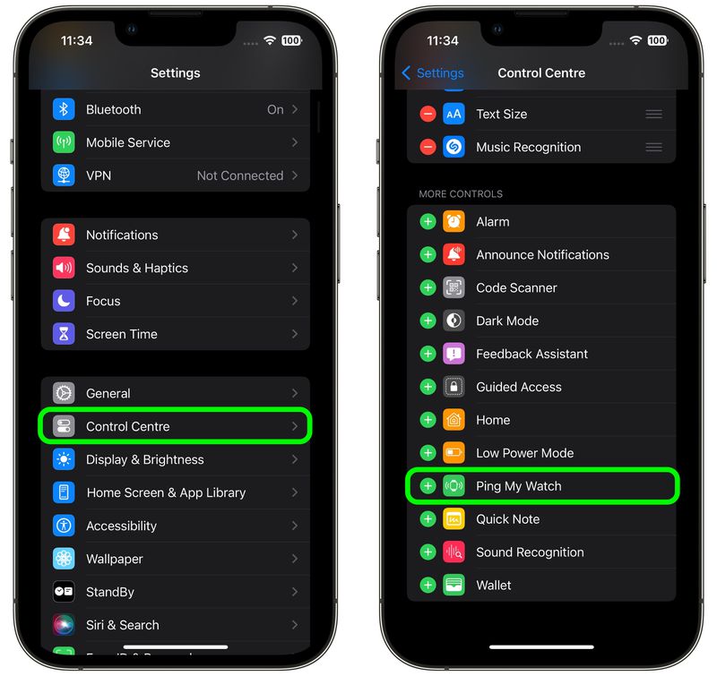 iOS 17: How to Ping Your Apple Watch With Your iPhone - MacRumors