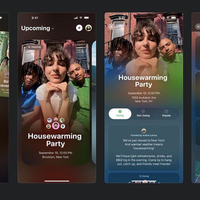 apple invites screenshots