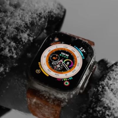 apple watch ultra snow