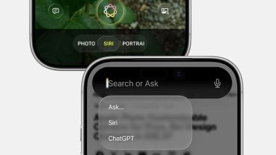 iOS 27 Siri Search or Ask Render