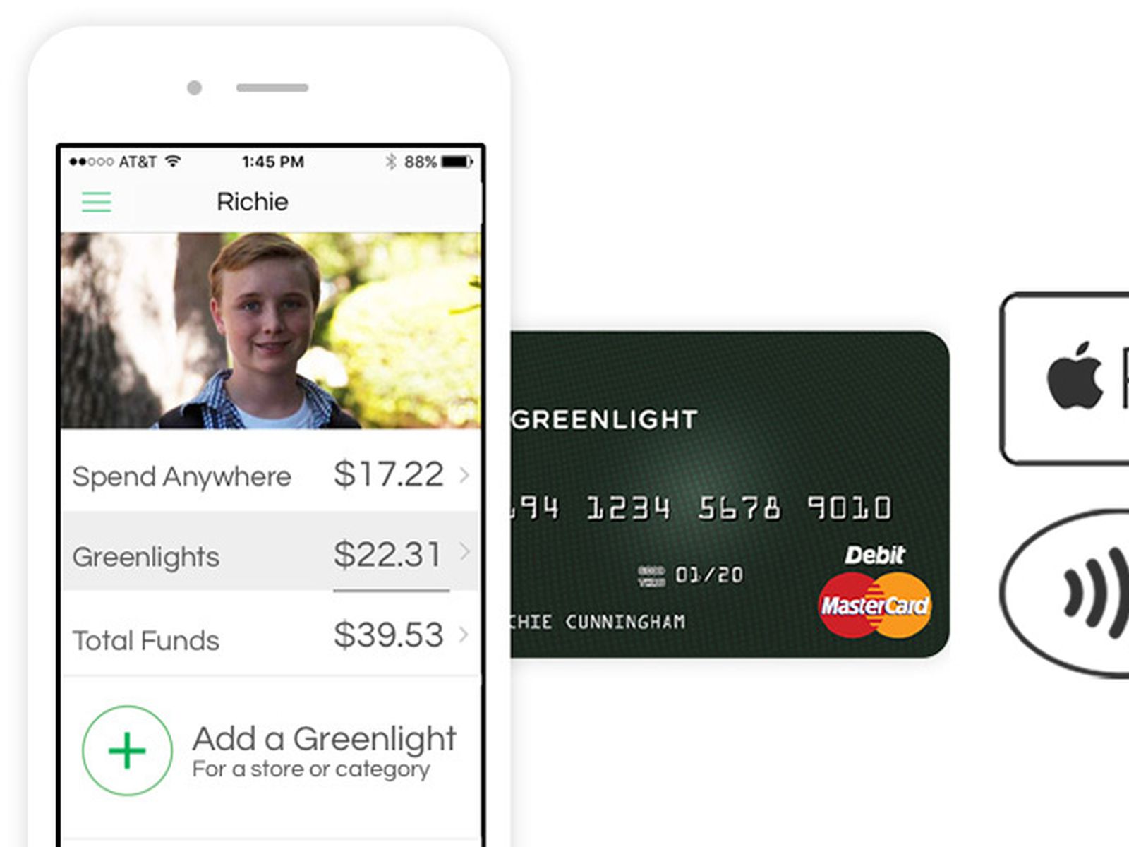 Greenlight S Smart Mastercard Debit Card For Kids Now Supports
