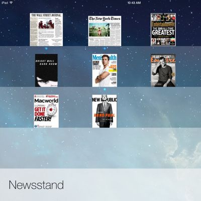 newsstand ios 7