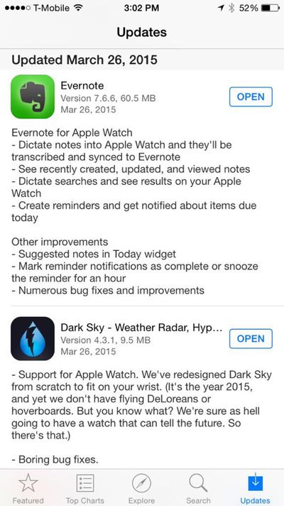 Apple Watch Apps Begin Showing Up in the App Store Ahead of Apple