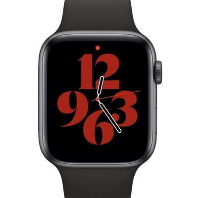 red dot apple watch