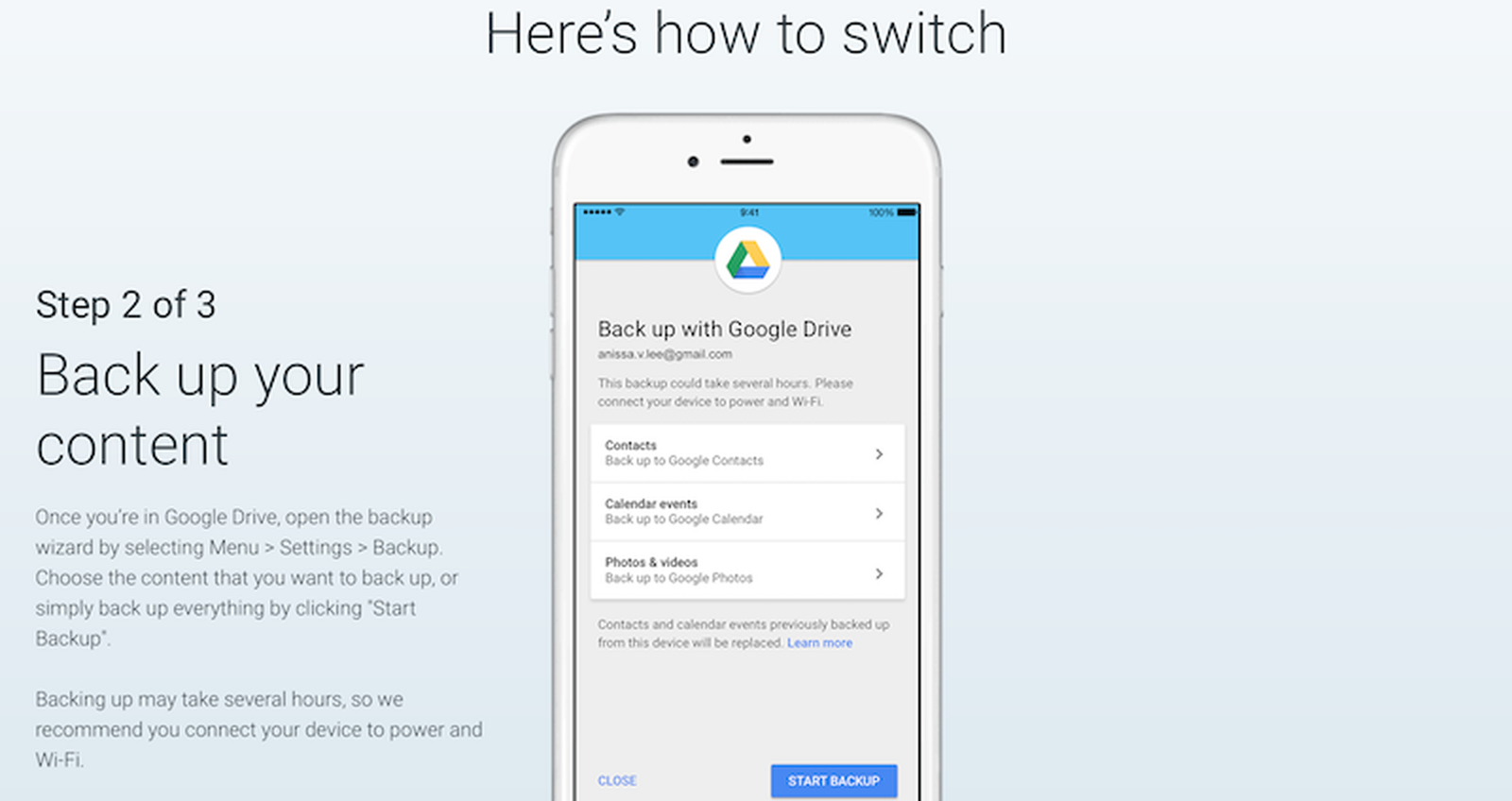 google drive sign in iphone