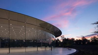 Steve Jobs Theater dusk