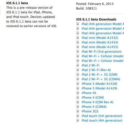 ios 6 1 1 beta 1