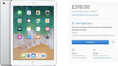 New Sixth Generation Ipad Priced Lower Than Previous Model In Several Countries Macrumors