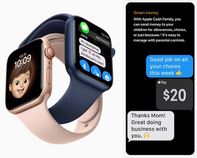Apple Watch Family Setup Includes 'Apple Cash Family' to Let Kids Use Apple Pay