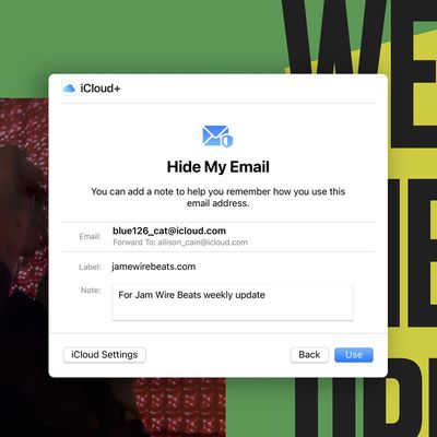 hide my email macos monterey