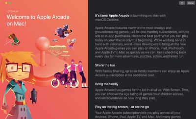 apple arcade feature mojave