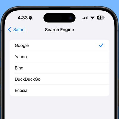 apple search engine settings safari