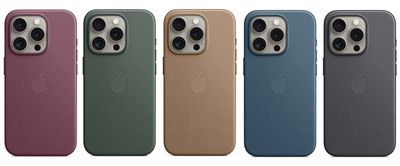 Fundas tejidas suaves para iPhone 15 Pro