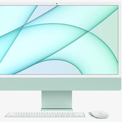 imac with accessories